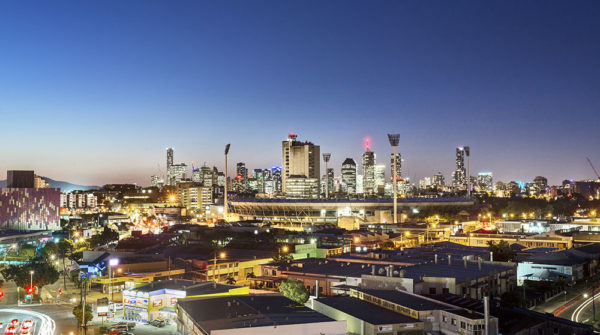 Punters grab spots at Gabba